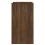 vidaXL Table console chêne marron 89x41x76 5 cm bois d'ingénierie