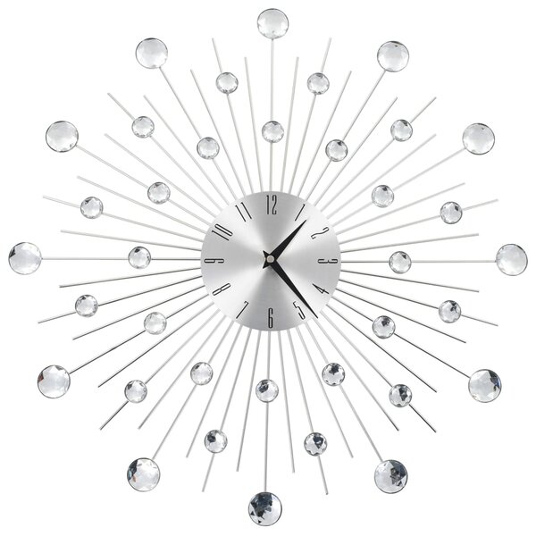 vidaXL Horloge murale avec mouvement à quartz Design moderne 50 cm