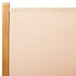 vidaXL Chaises inclinables de jardin lot de 4 beige tissu bois massif