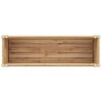 vidaXL Jardinière surélevée Marron 110 x 35 x 70 cm Bambou