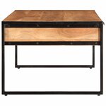 vidaXL Table basse 110x55x40 cm bois massif d'acacia