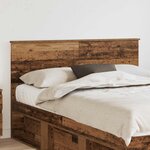 vidaXL Tête de lit Bois Ancien 140 cm Bois d'ingénierie