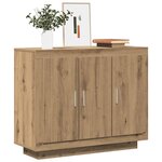 vidaXL Buffet chêne artisanal 92x35x75 cm bois d'ingénierie