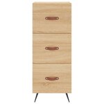 vidaXL Buffet Chêne sonoma 34 5x34x90 cm Bois d'ingénierie