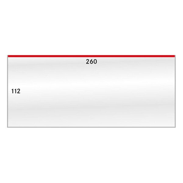 Gaines de protection 260 x 112 mm pour longues enveloppes.