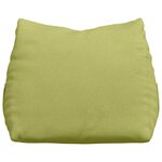 vidaXL Coussin de Dos Vert clair 60 x 20 x 50 cm tissu