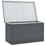 vidaXL Boîte de rangement de jardin Gris 149x99x93 cm
