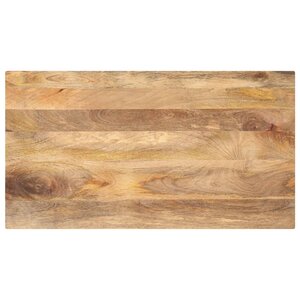vidaXL Dessus de table 100x60x2 5cm rectangulaire bois massif manguier