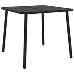 vidaXL Ensemble à manger de jardin 5 Pièces anthracite acier