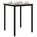 vidaXL Table de salle à manger / Table de repas Naturel