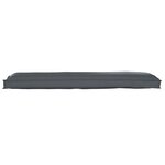 vidaXL Set de coussins de palette 2 Pièces Anthracite 150 x 40 x 8 cm