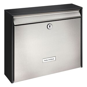 Burg-wächter boîte aux lettres oxford 6877b+s acier inoxydable argenté