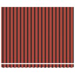 vidaXL Auvent rétractable automatique avec LED Orange et Marron 400x350 cm