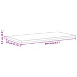 vidaXL Planches de rangement - Lot de 4 en chêne noir  60x30x1 5 cm  faites en bois d'ingénierie