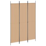 vidaXL Paravent à 3 panneaux Beige 150 x 220 cm Tissu