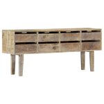 vidaXL Buffet 140x30x60 cm Bois de manguier massif