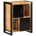 vidaXL Buffet 55x35x70 cm bois de manguier brut massif