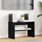 vidaXL Meuble TV Chêne noir 60 x 30 x 40 cm Bois d'ingénierie