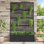 vidaXL Pots et jardinières Oui Autre Matériau