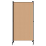 vidaXL Paravent 4 panneaux Beige 346 x 180 cm Tissu