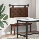 vidaXL Tête de lit suspendue Marron Simili cuir