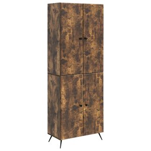 vidaXL Ensemble de Meubles 2 Pièces Chêne fumé Bois d'ingénierie