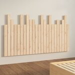 vidaXL Tête de lit murale 146 5x3x80 cm Bois massif de pin