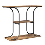 vidaXL Table console Bois ancien 101 x 35 x 80.5 cm Bois d'ingénierie