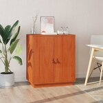 vidaXL Buffet Brun Ciré 65 5 x 40 x 75 cm Pin massif
