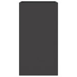 vidaXL Jardinière noir 42x38x75 cm acier