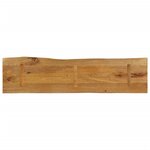 vidaXL Dessus de table 160x40x2 5 cm bord vivant bois massif manguier