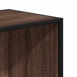 vidaXL Bibliothèque chêne marron 80 5x35x76 cm bois d'ingénierie