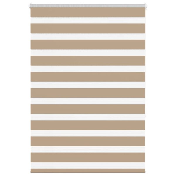 vidaXL Store zèbre marron sable largeur du tissu 90 9 cm polyester