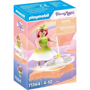 PLAYMOBIL 71364 - Princesse et toupie arc-en-ciel - Princesse Magic