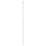vidaXL Tête de lit de remplacement métal blanc 200 cm
