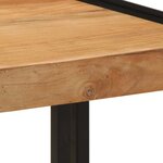 vidaXL Table basse Marron 40 x 40 x 38 cm Bois d'Acacia Massif