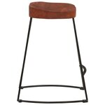 vidaXL Tabourets de bar Gavin lot de 2 45x38x53cm bois massif manguier