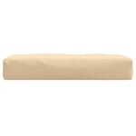 vidaXL Coussin de palette beige mélangé 60x60x9 5 cm tissu
