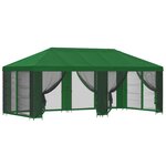 vidaXL Abri de jardin avec parois 6 x 3 m Vert Polyester et Acier