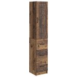 vidaXL Ensemble de Meubles 2 Pièces Bois ancien 33 x 34 5 x 87 cm