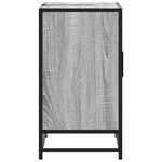 vidaXL Armoire de lavabo de salle de bain sonoma gris 65x33x60 cm