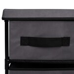 vidaXL Armoire de rangement à 6 tiroirs 55x29x55 cm Gris Acier