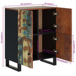 vidaXL Buffet avec 4 portes 60x33x75 cm bois massif de récupération