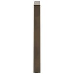 vidaXL Pieds de table à manger en forme de V  2 pièces  acier naturel  70 x (72-73 3) cm