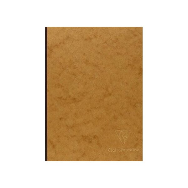 Age Bag carnet broché 14,8x21 192p Uni tabac CLAIREFONTAINE