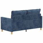 vidaXL Canapé Bleu 156 x 81 x 87 5 cm Polyester