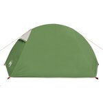 vidaXL Tente de camping à dôme 2 personne vert imperméable