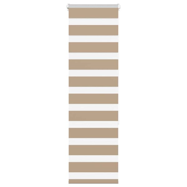 vidaXL Store zèbre marron sable largeur du tissu 45 9 cm polyester