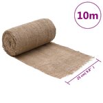 vidaXL Rouleau de jute 0 25x10 m 100   jute 200 g/m²