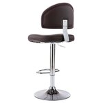 vidaXL Tabourets de bar lot de 2 marron similicuir